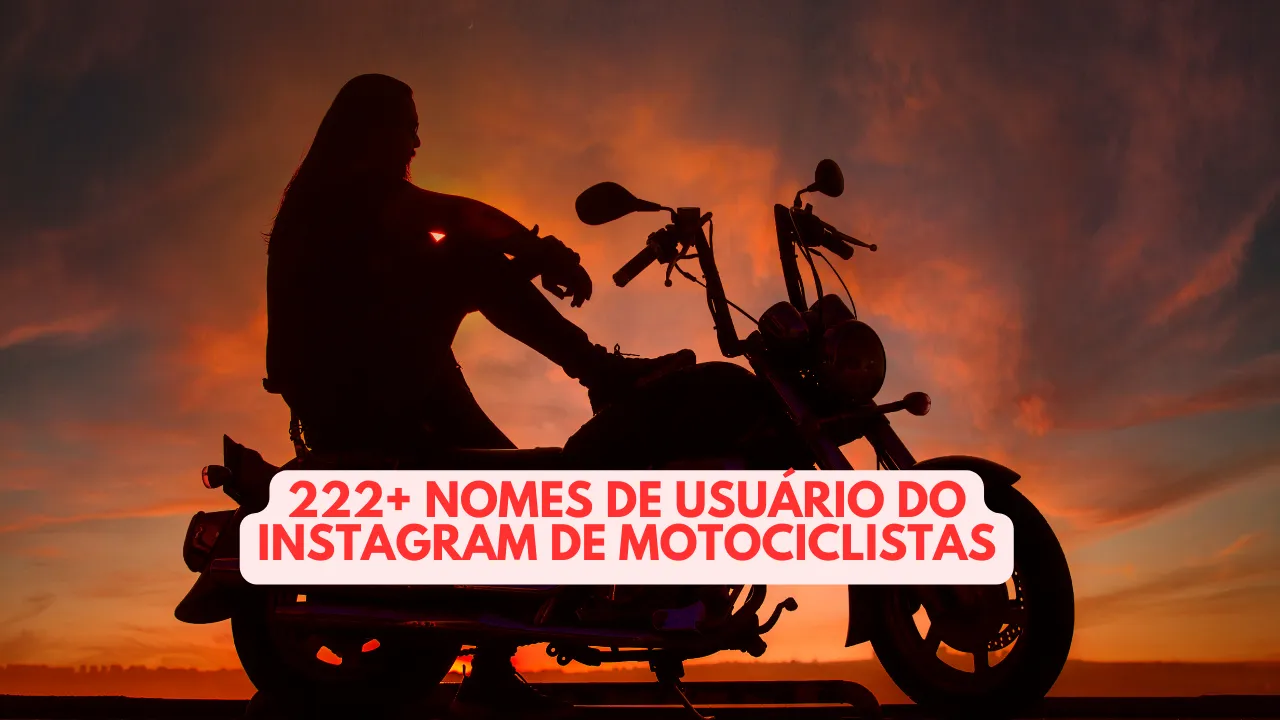222+ Nomes de Usuário do Instagram de Motociclistas